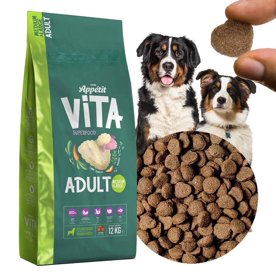 Comfy Appetit Vita Medium & Large Lamb Karma Sucha Dla Psa Jagnięcina 12kg